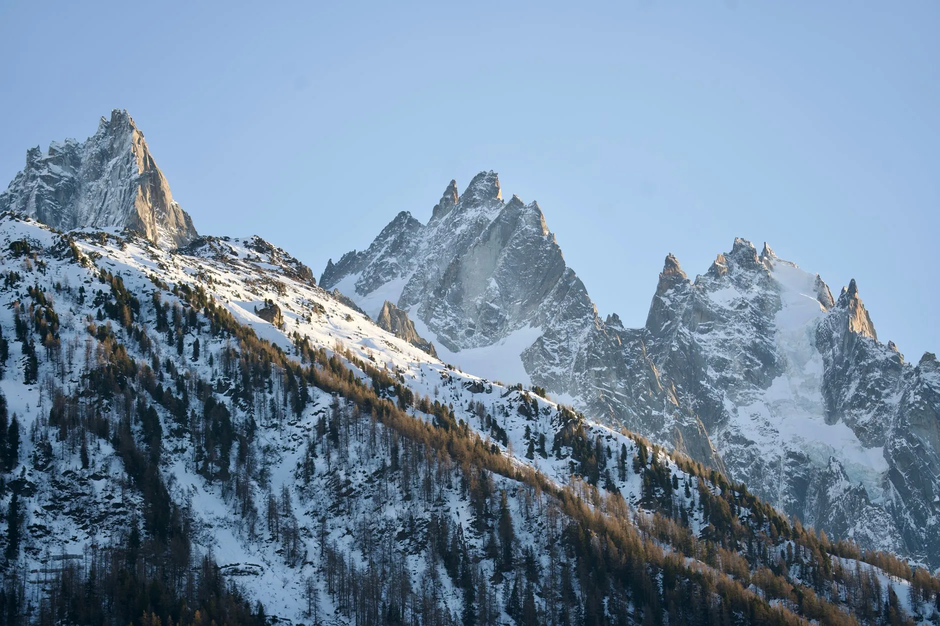 Le Lac Blanc et les balcons des Aiguilles Rouges